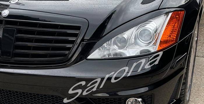 Custom Mercedes S Class  Sedan Eyelids (2007 - 2013) - $170.00 (Part #MB-011-EL)